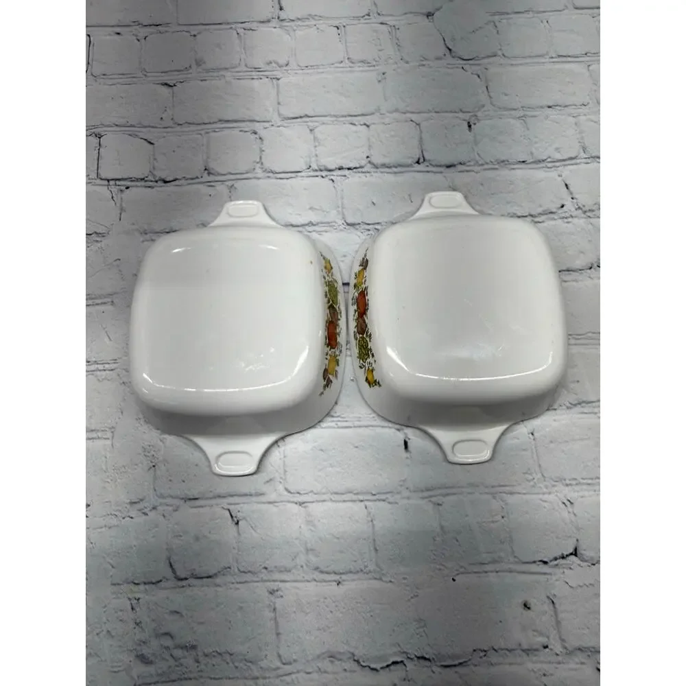 Corning Ware Spice of Life petit Set of 2 mini casserole dishes